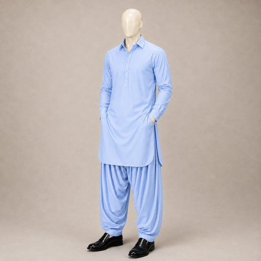 Blue signature Wash & Wear