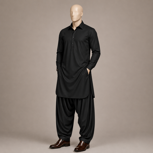 Jet Black Signature Wash & Wear