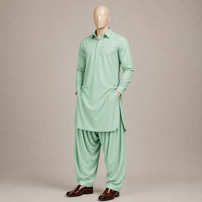 Mint Green Signature Wash & Wear