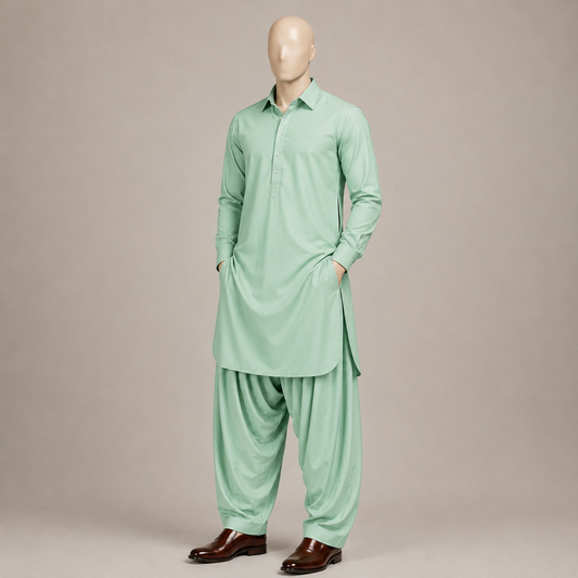 Mint Green Signature Wash & Wear