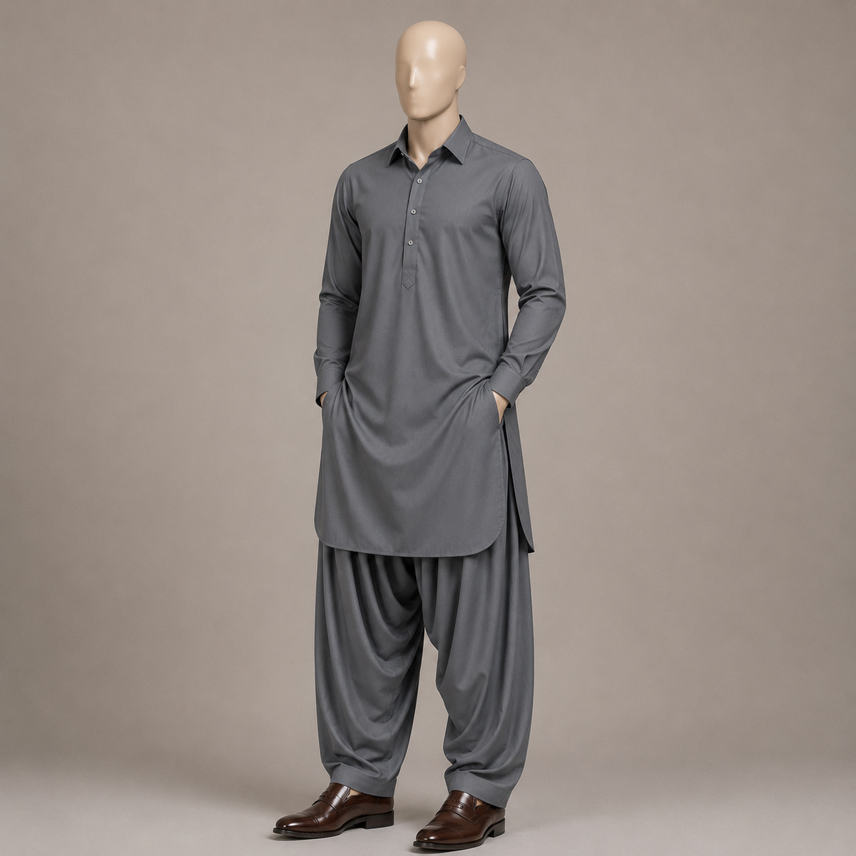 Steel Grey Signature Wash & Wear