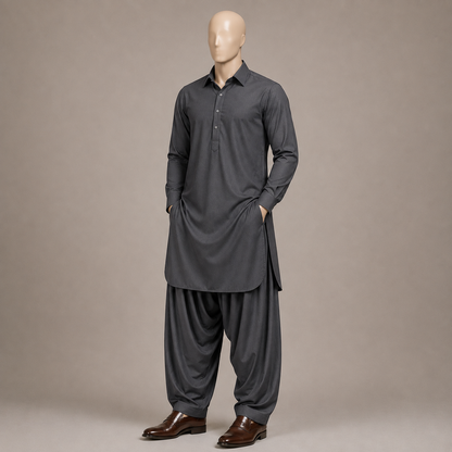 Charcoal Grey Signature Wash & Wear