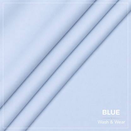 Blue signature Wash & Wear