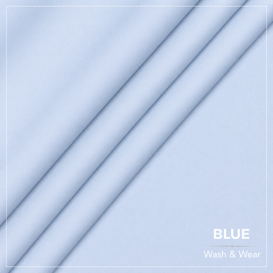 Blue signature Wash & Wear