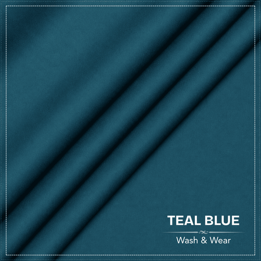 Teal Blue Signature Wash & Wear