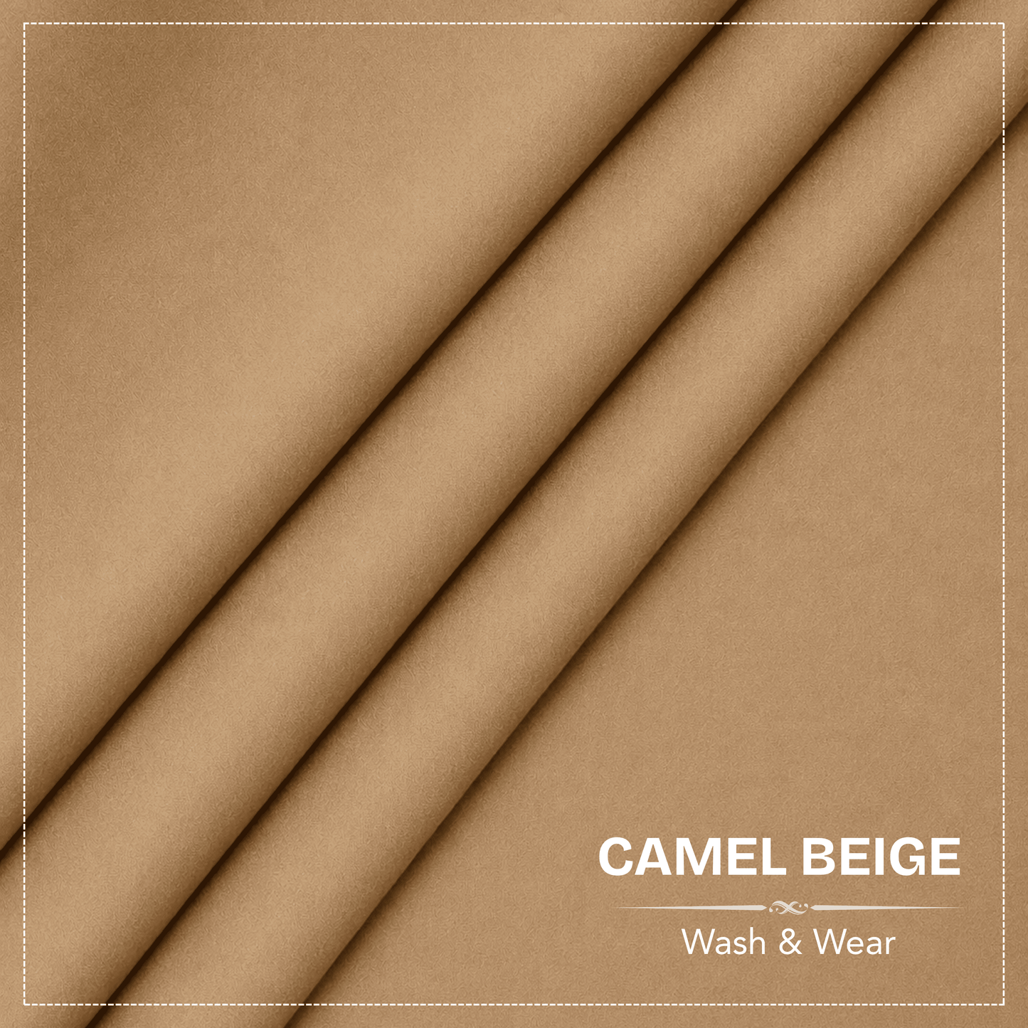 Camel Beige Signature Wash & Wear