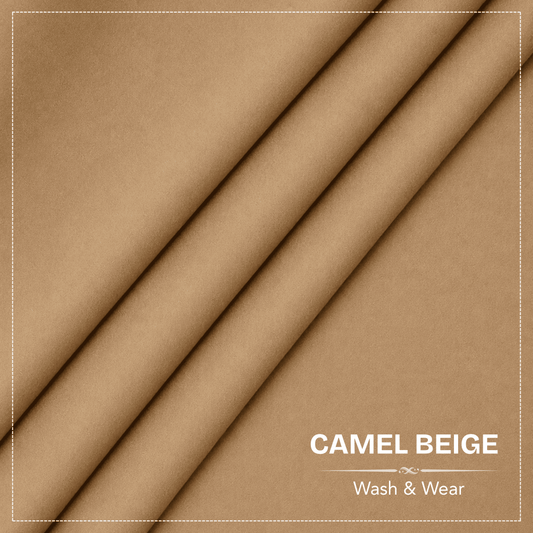 Camel Beige Signature Wash & Wear